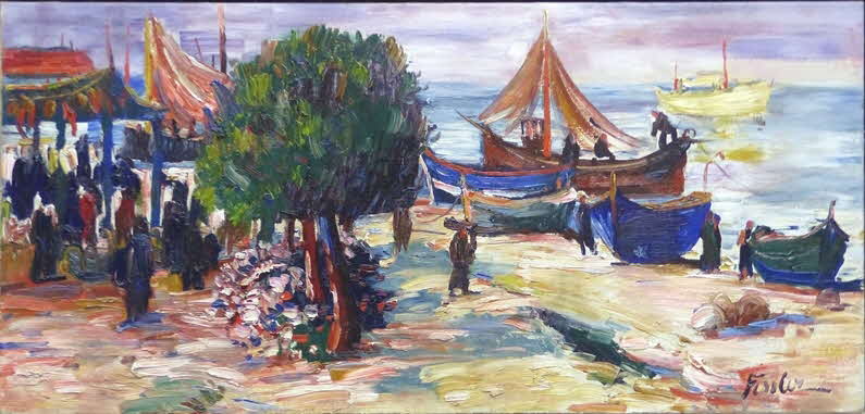 Boote am Strand 1967