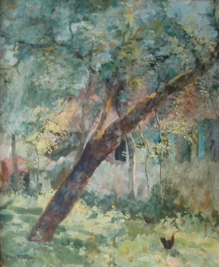 Garten in Port de Selva - um 1960 - 41 x 36 cm