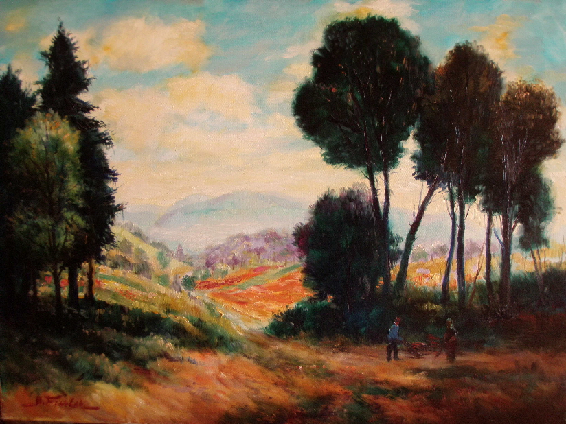 Landschaft in Spanien 1964